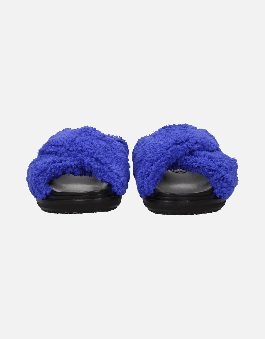 Fabric Open Toe Casual Slippers with Side Logo Women - Purple Sandals
