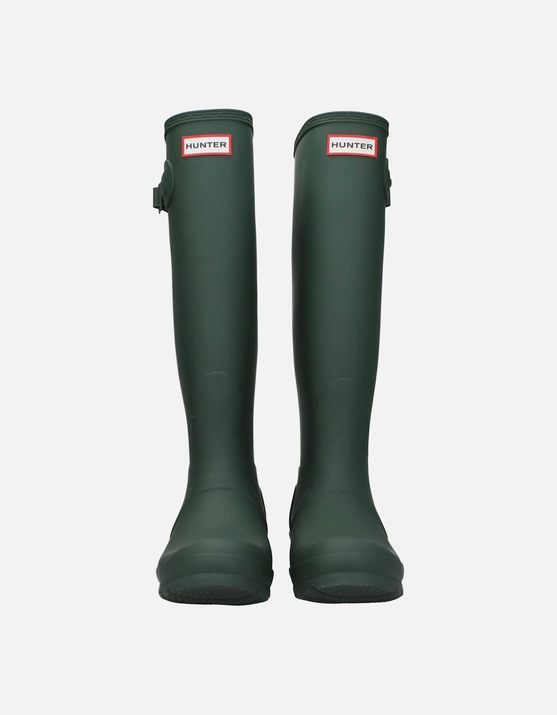 Side Detail Rubber Boots with Front and Side Logos Women - Green