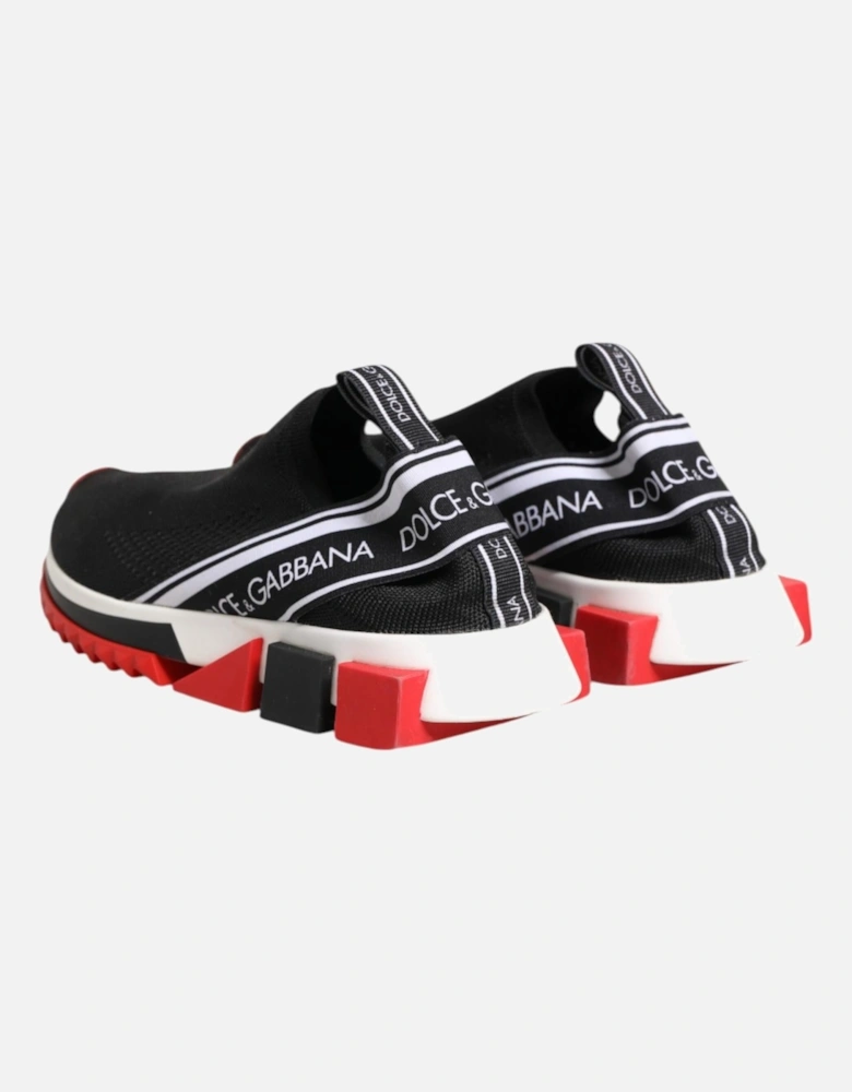 Sorrento Sock Sneakers with Logo Print Women - Black