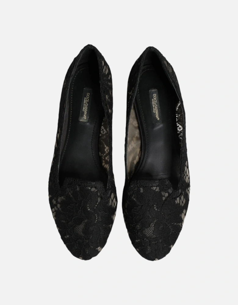Elegant Vally Flat Shoes with Leather Sole Women - Black