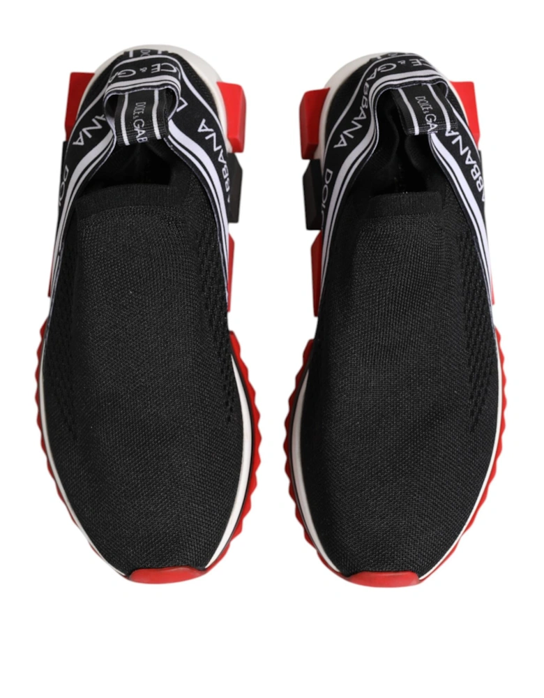 Sorrento Sock Sneakers with Logo Print Women - Black