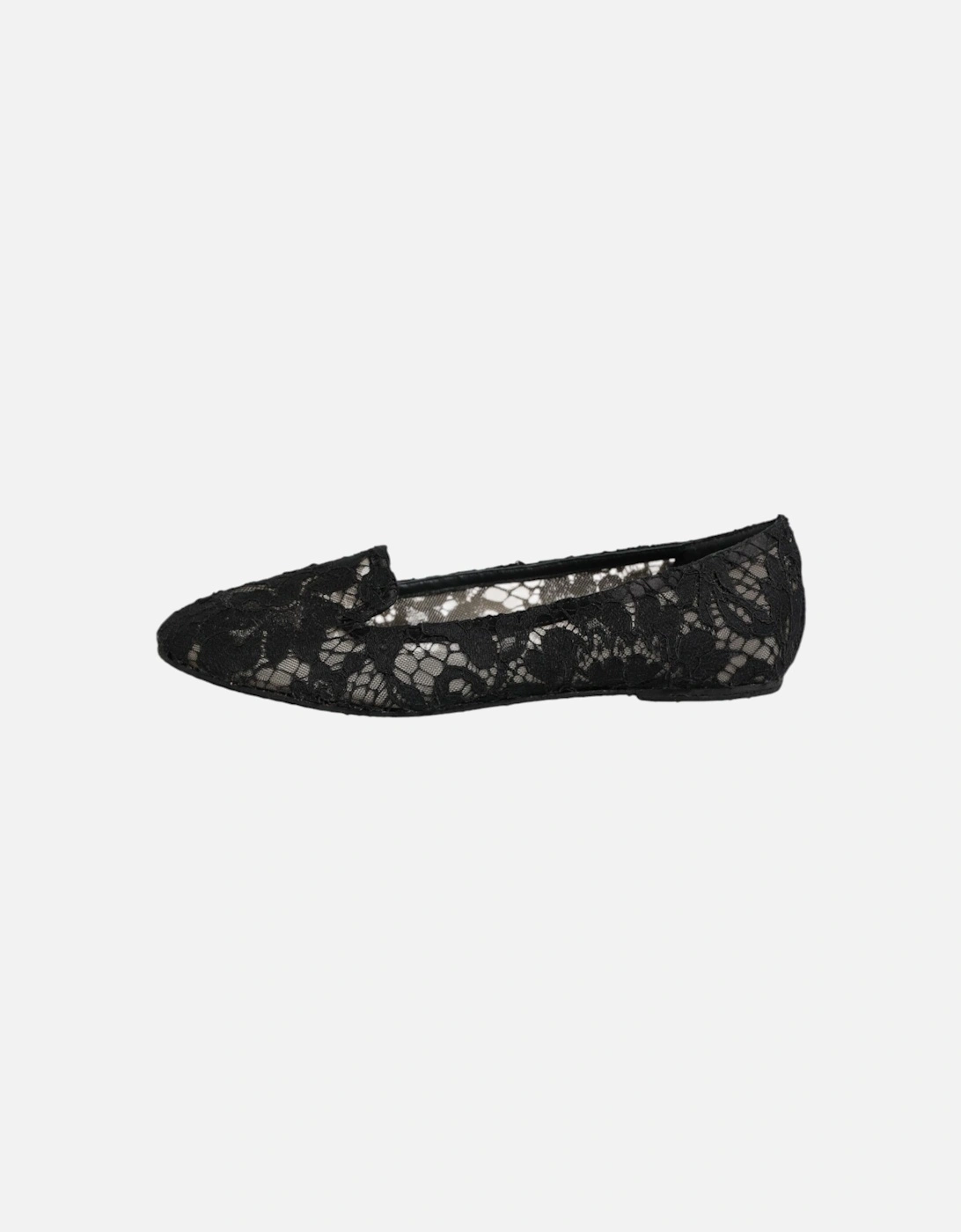 Elegant Vally Flat Shoes with Leather Sole Women - Black