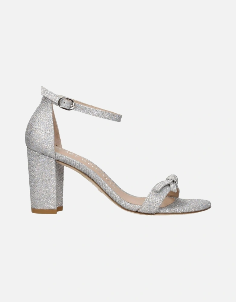 Open Toe Mid Heel Buckle Closure Sandals Women - Gray