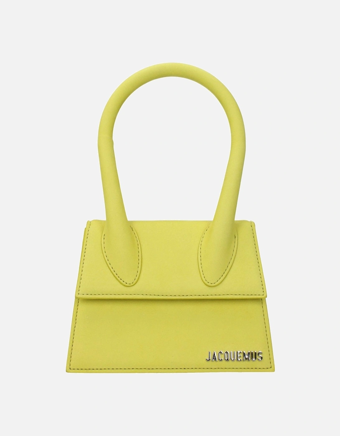 Medium Suede Handbag with Adjustable Strap Women - Yellow, 4 of 3