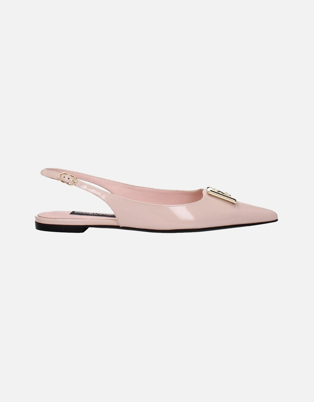 Patent Leather Pointy Toe Sandals with Buckle Closure Women - Pink, 5 of 4