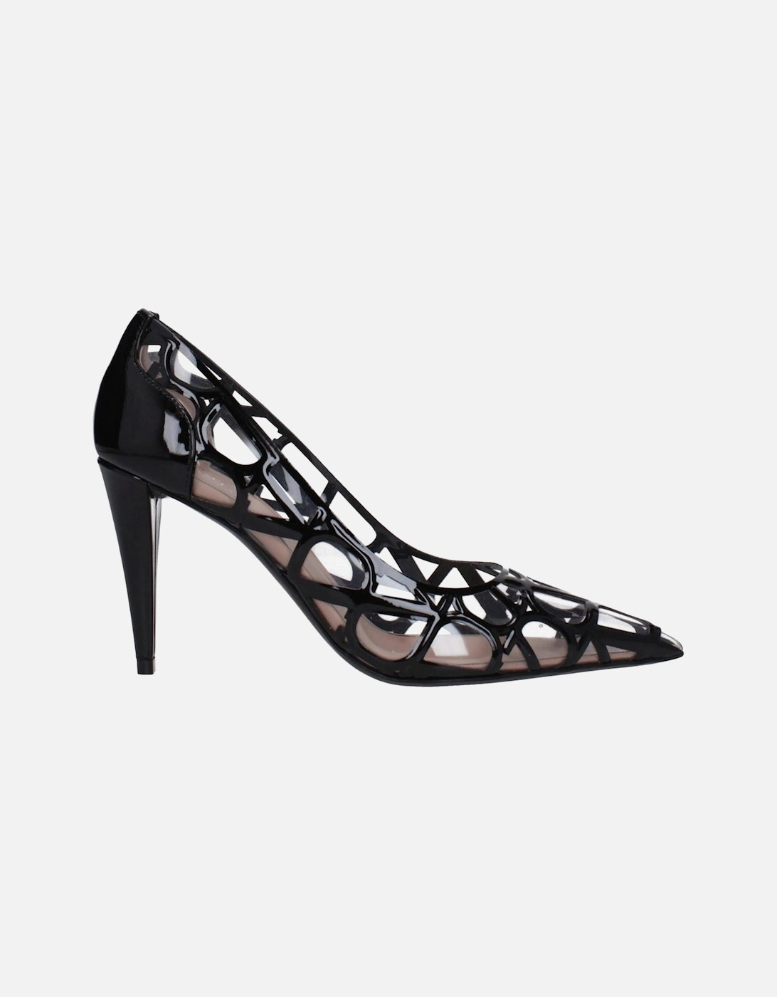 Pointed Toe PVC High Heel Pumps Women - Transparent Brooches, 6 of 5