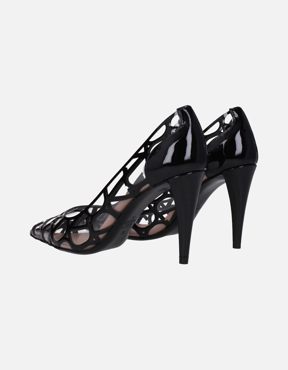 Pointed Toe PVC High Heel Pumps Women - Transparent Brooches