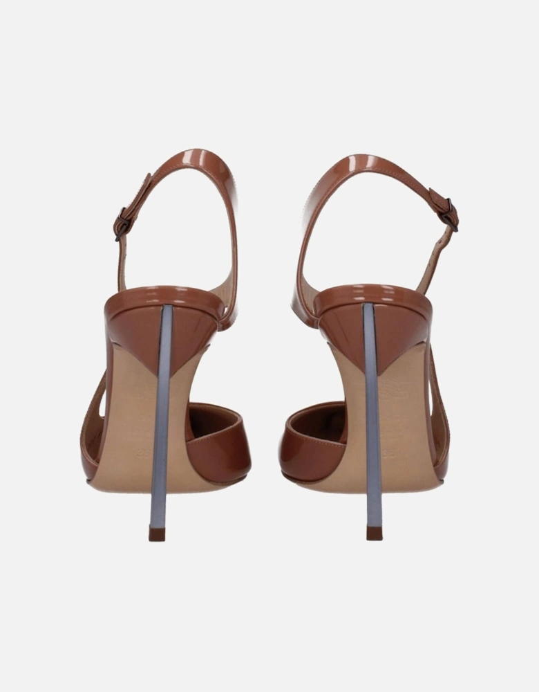 Patent Leather Pointy Toe High Heel Sandals Women - Pink