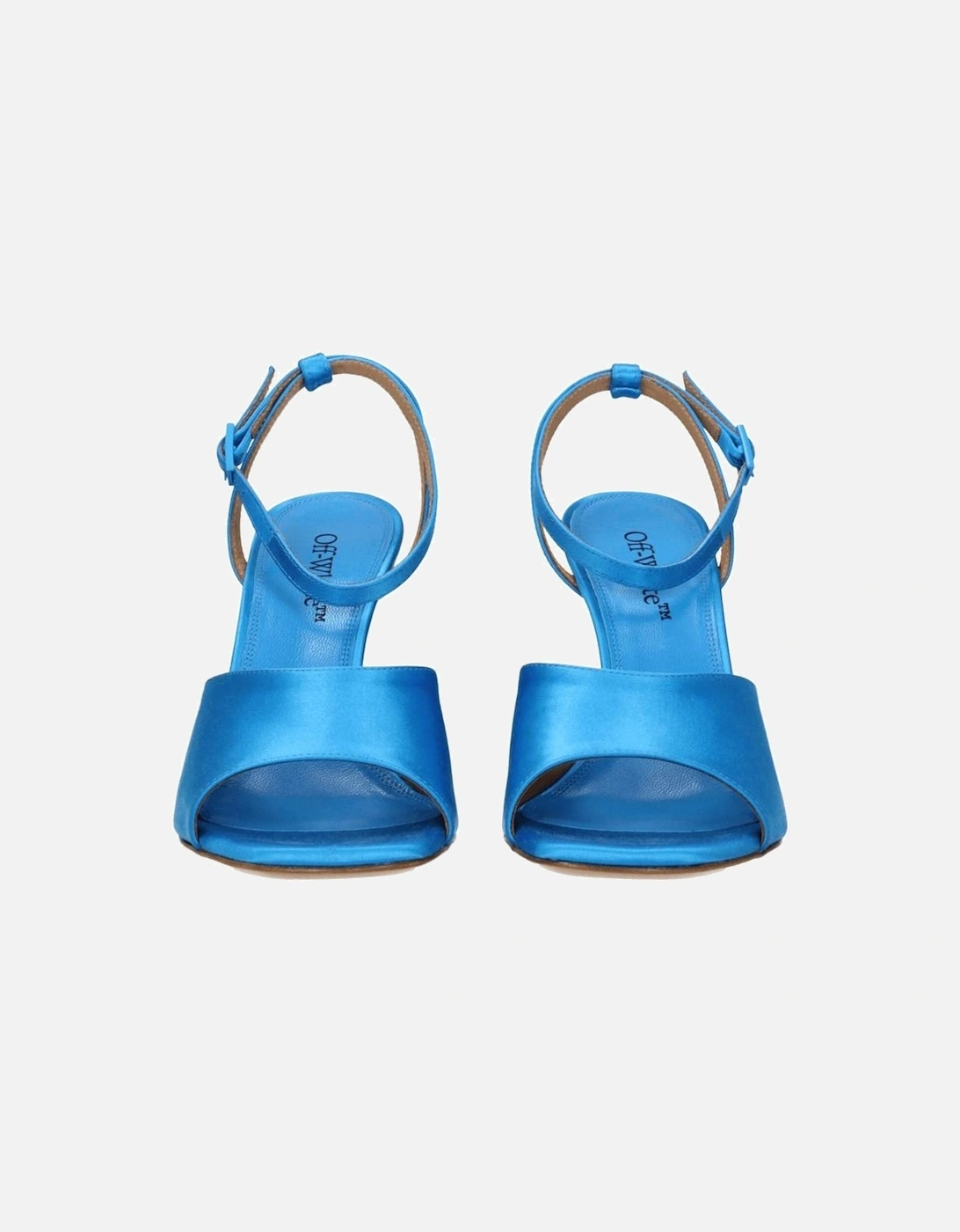 High Heel Satin Open Toe Sandals Women - Blue