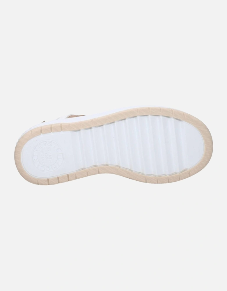 Front and Back Logo Lace-Up Sneakers Women - Brown