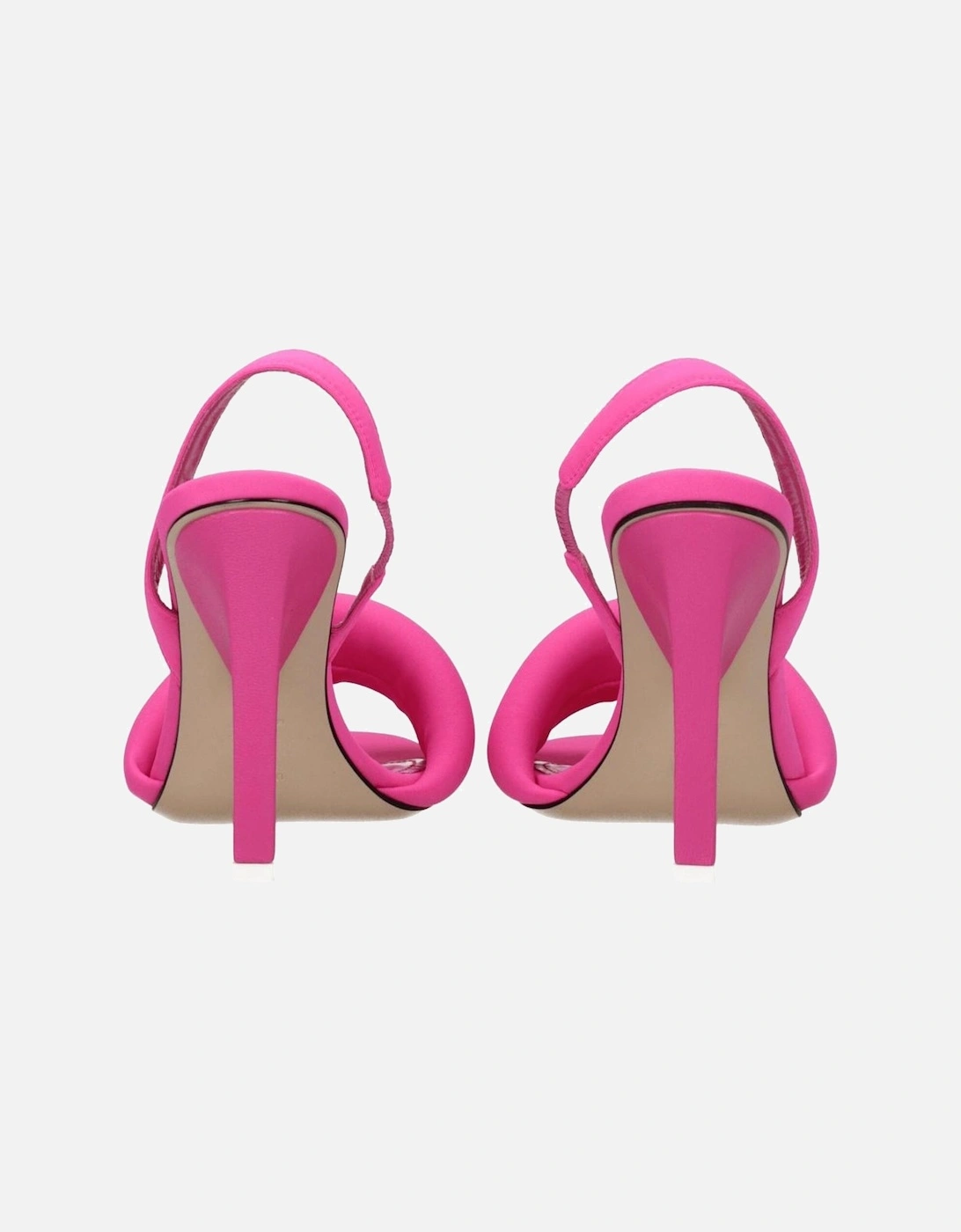 Open Toe High Heel Leather Sandals Women - Pink