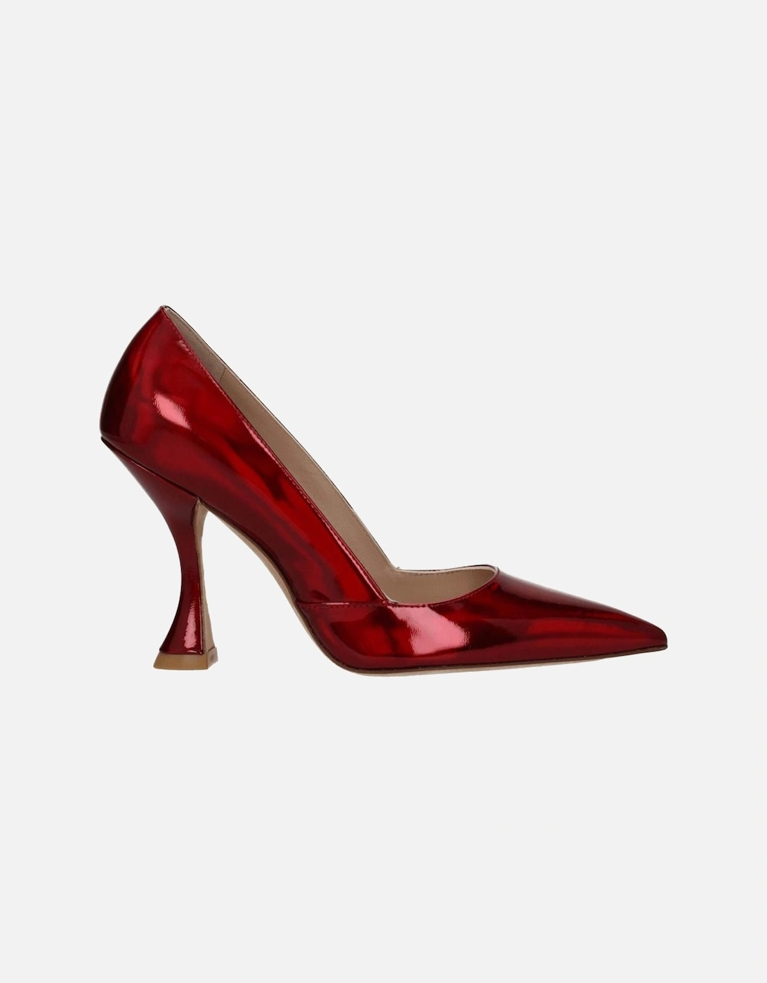 High Heel Pointy Toe Patent Leather Pumps Women - Red Brooches, 6 of 5
