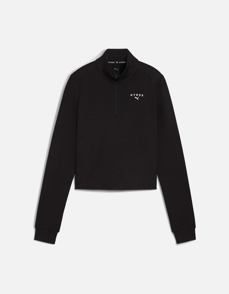 Womens X Hyrox Cloudspun 1/4 Zip - Black
