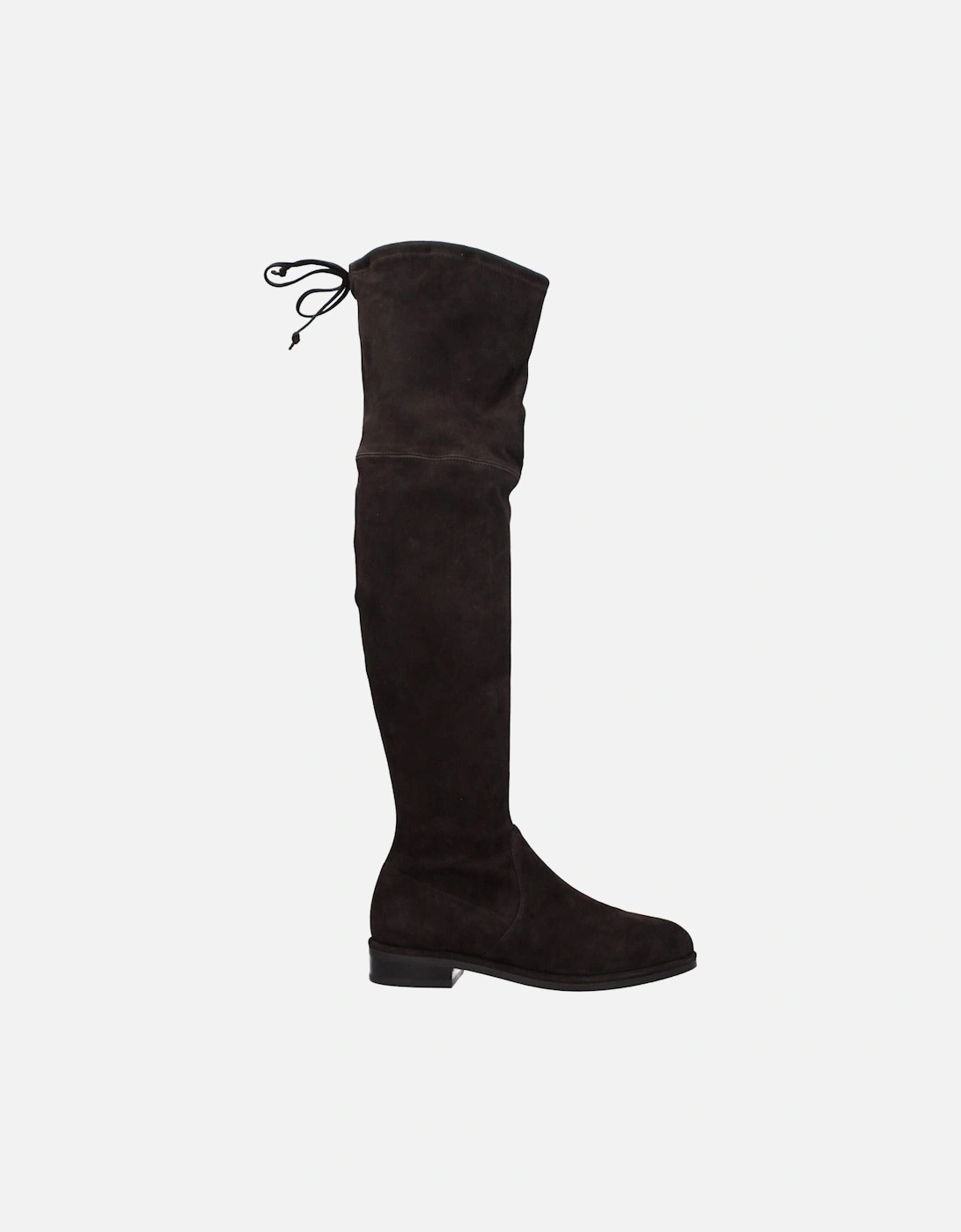 Suede Self-Tie Casual Boots with Round Toe Women - Brown, 5 of 4