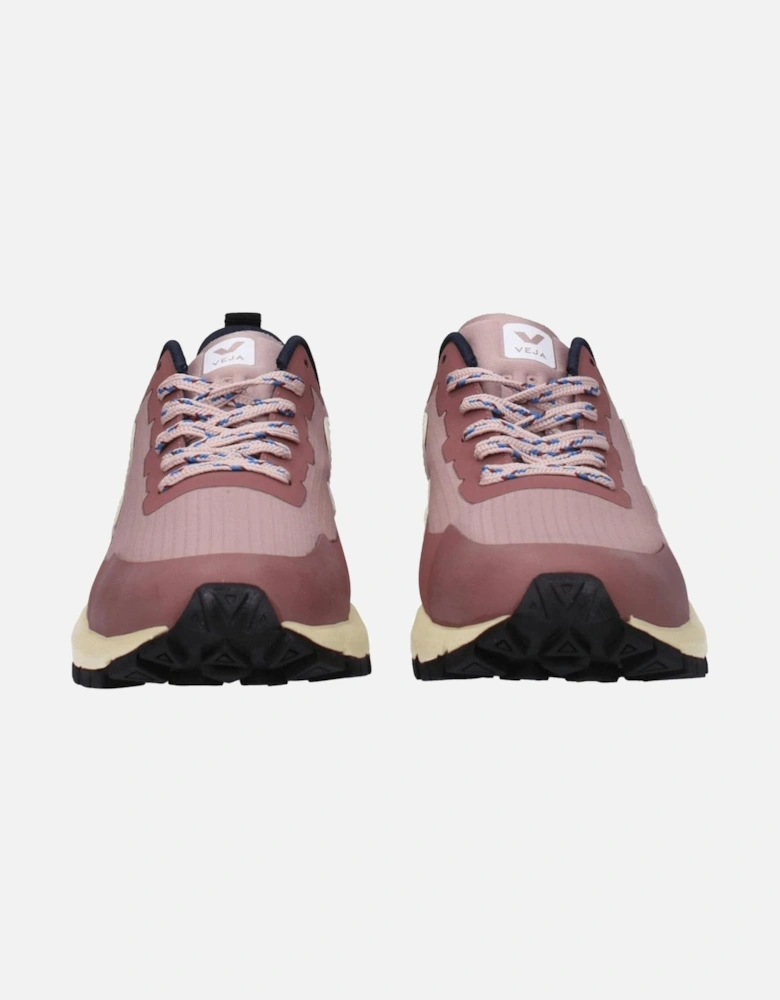 Lace-Up Sneakers with Side Detail and Front Logo Women - Pink