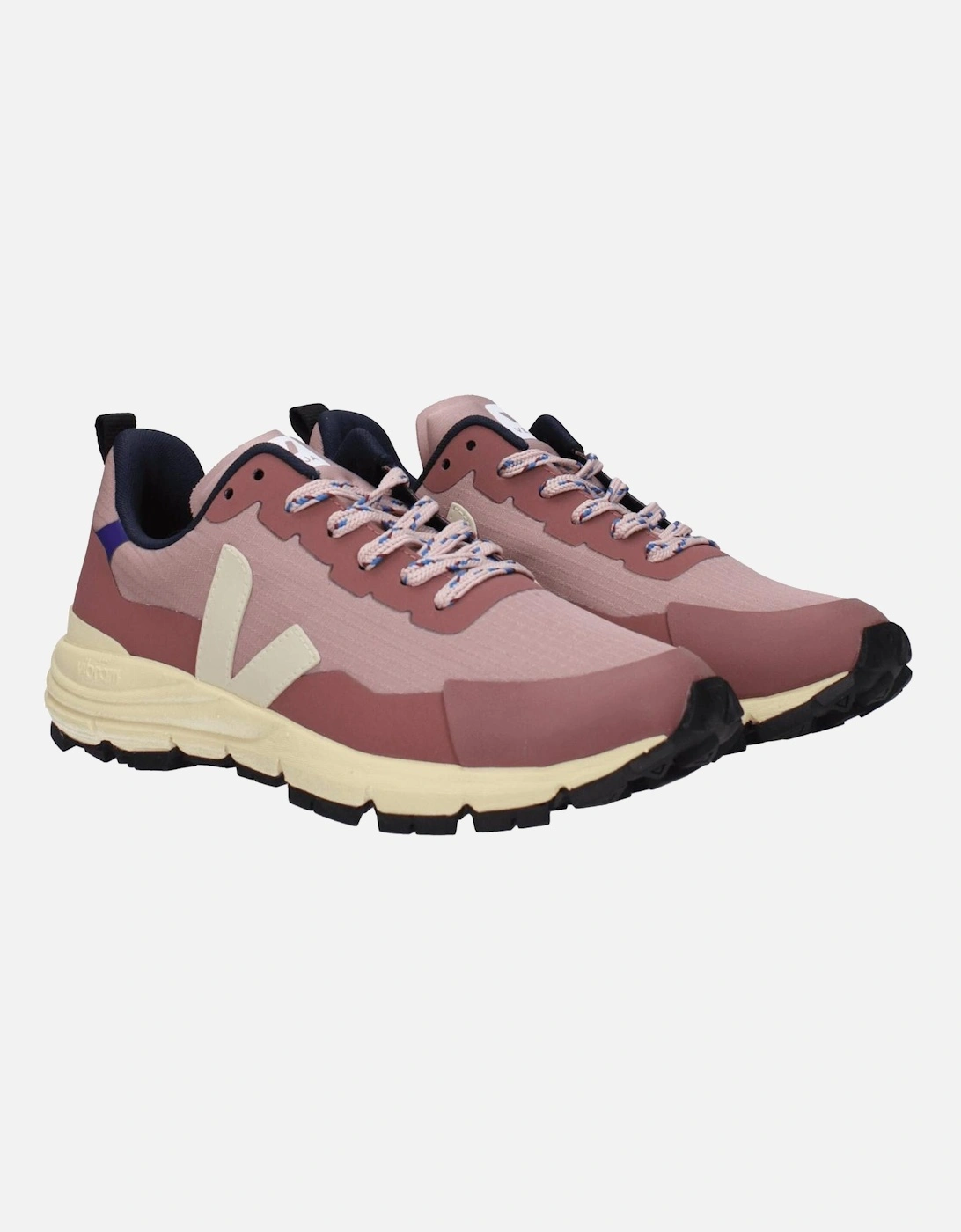 Lace-Up Sneakers with Side Detail and Front Logo Women - Pink