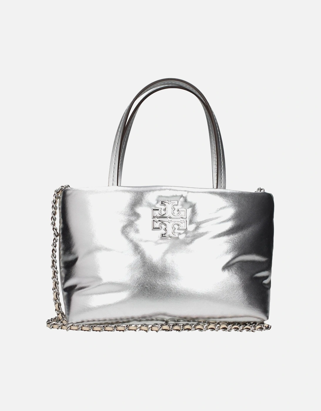 Mini Leather Handbag with Front Logo and Removable Shoulder Strap, 4 of 3