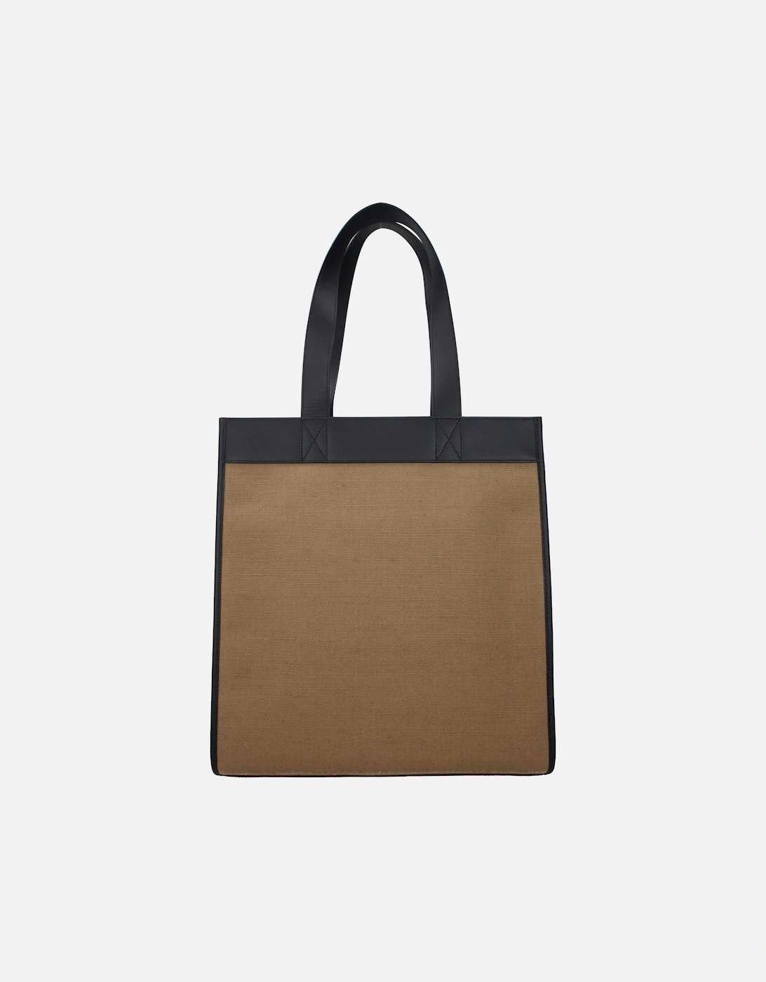 Vintage Effect Shoulder Bag with Front Logo Women - Brown