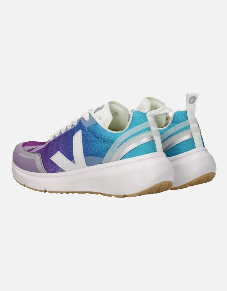 Lace-Up Sneakers with Logos and Rubber Sole Women - Multicolor