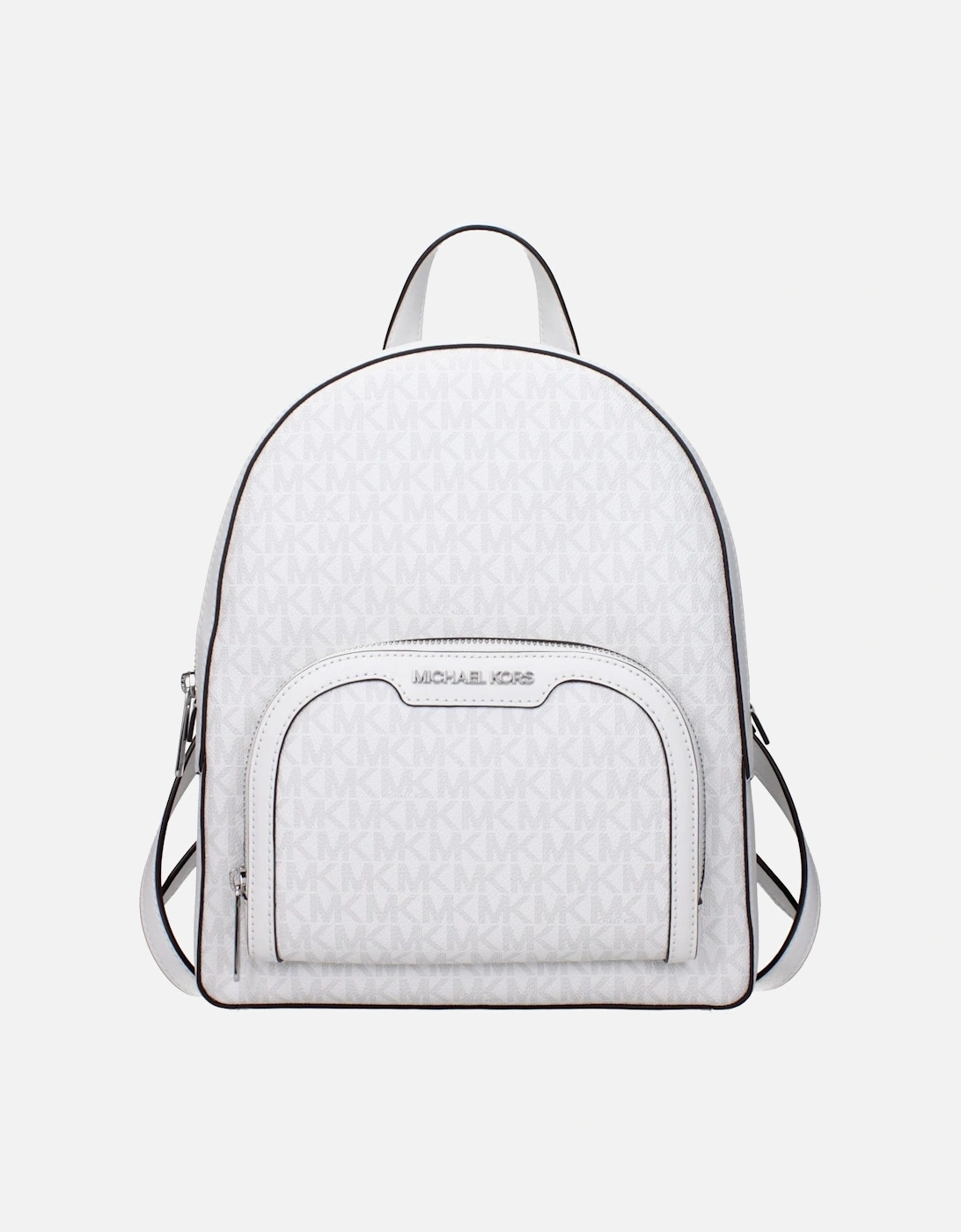Logo Print Backpack with Adjustable Straps Women - White, 4 of 3
