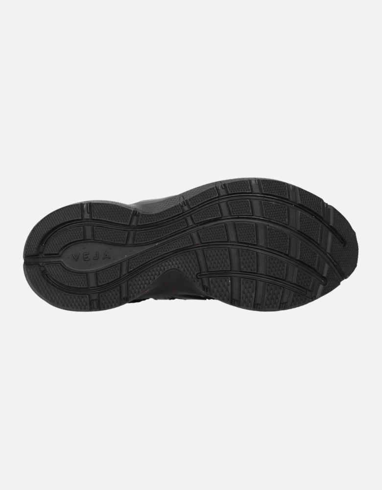 Lace-Up Sneakers with Side Logo Women - Black