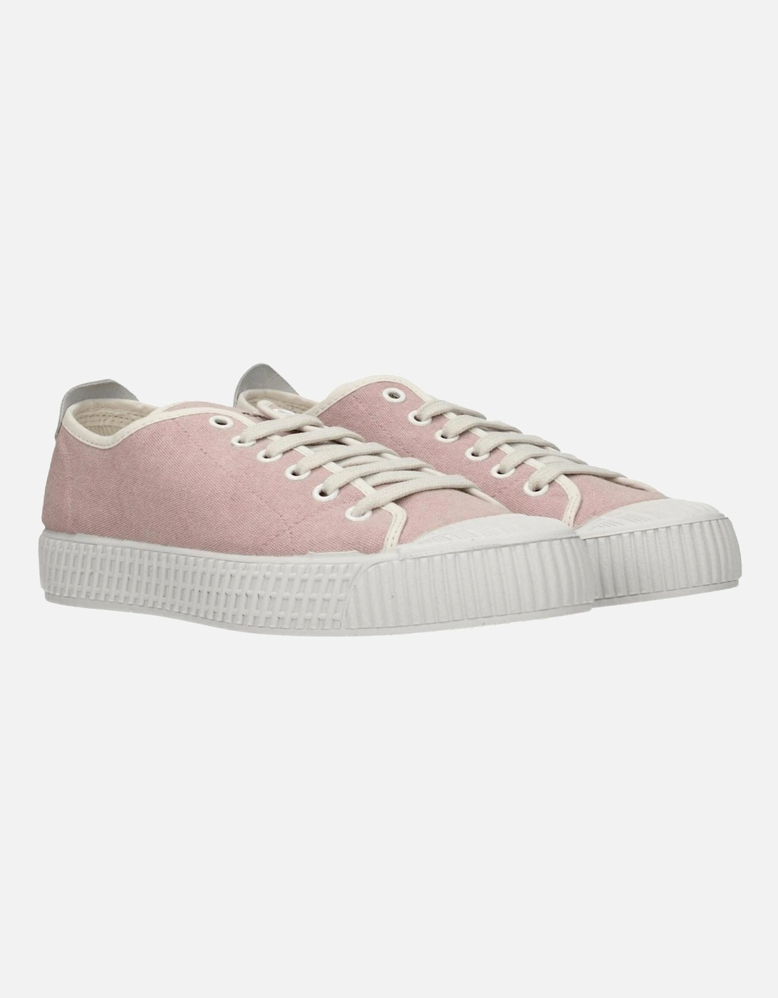 Leather Casual Sneakers with Aged Effect Women - Pink