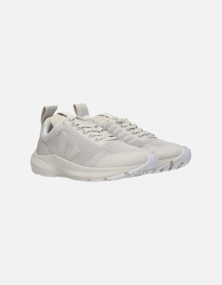 Front and Side Logo Lace-Up Sneakers Women - Gray
