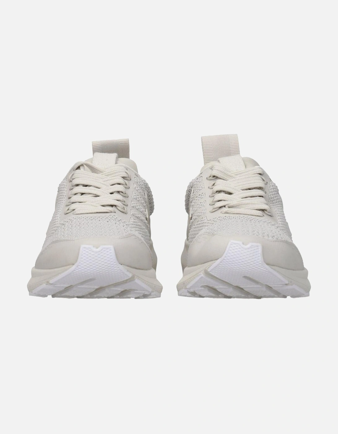 Front and Side Logo Lace-Up Sneakers Women - Gray