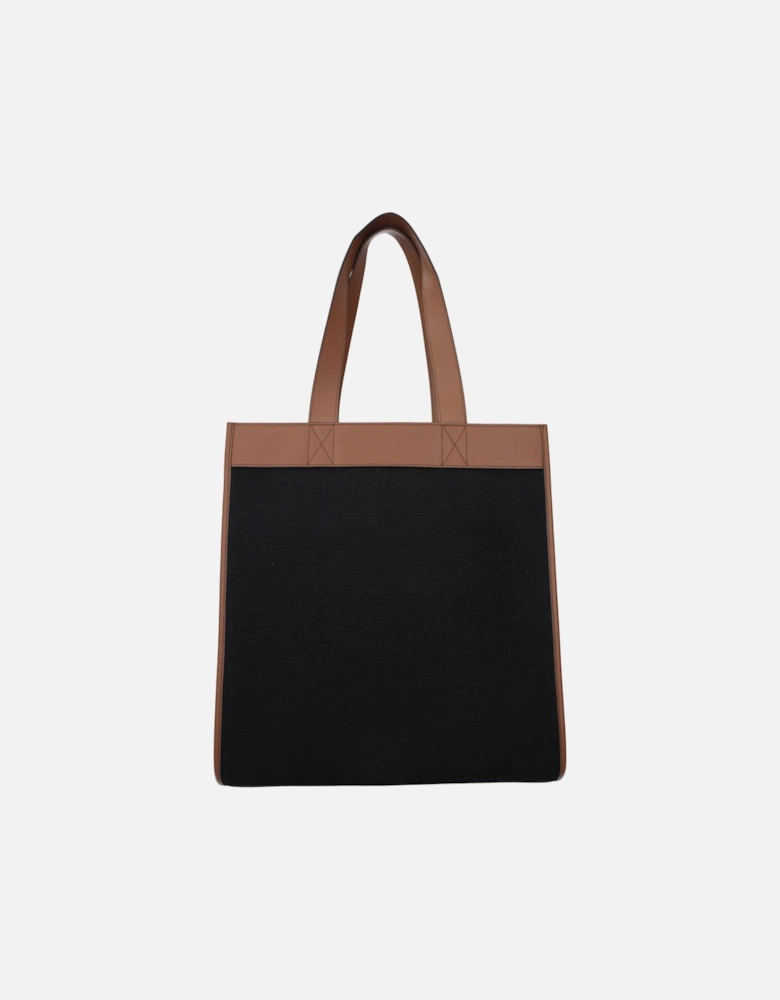 Vintage Effect Logo Shoulder Bag Women - Black