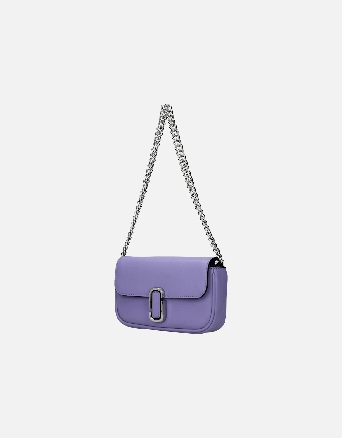 Leather Crossbody Bag with Adjustable Strap Women - Purple