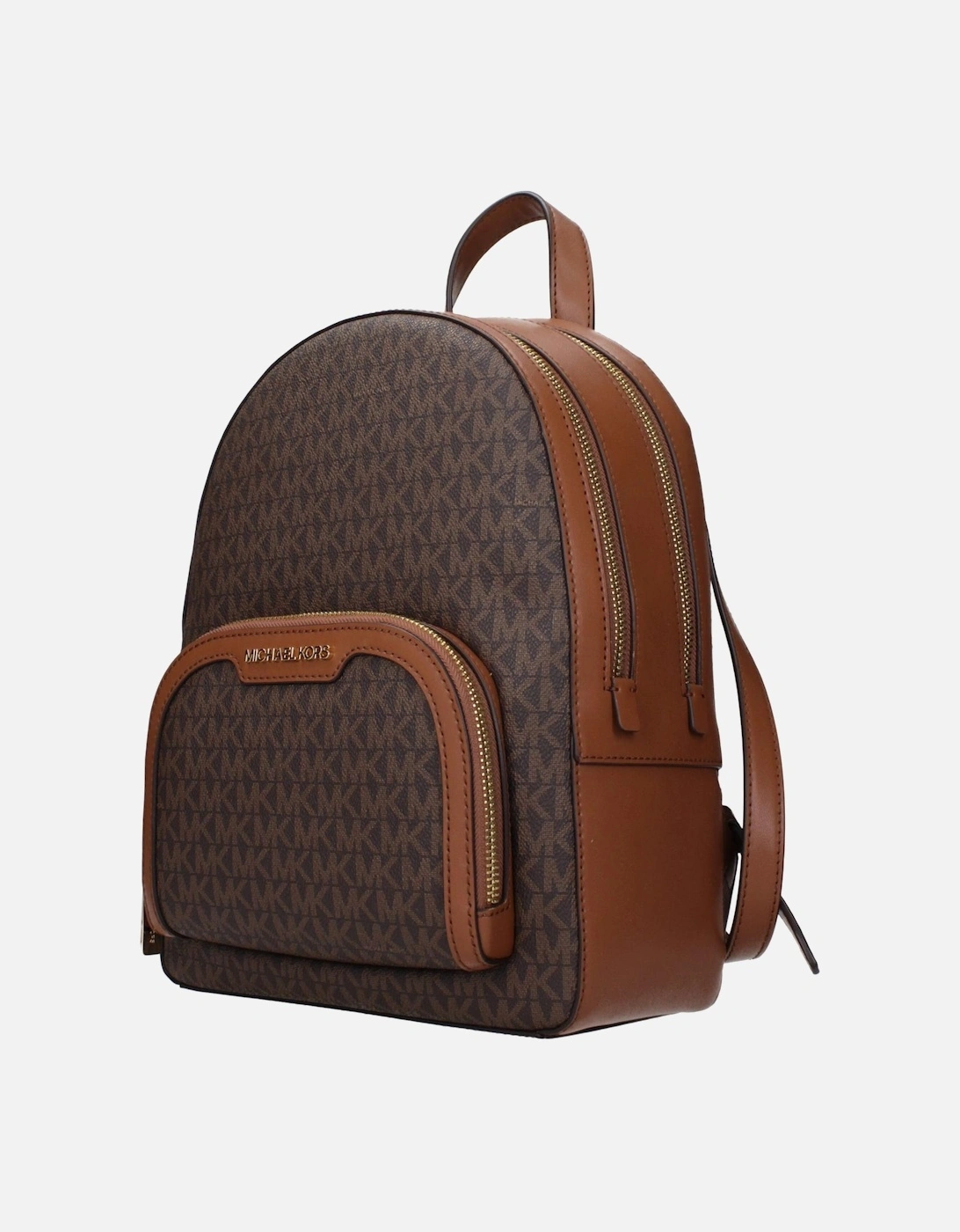 Logo-Embellished Casual Backpack with Adjustable Straps Women - Brown
