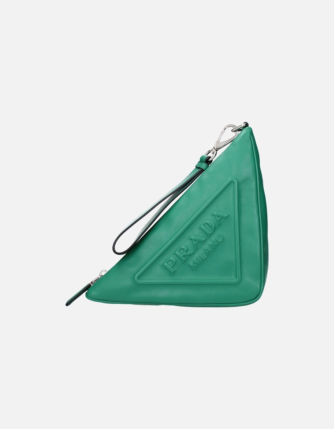Leather Clutch with Removable Handle Women - Green Clutch Bags, 3 of 2