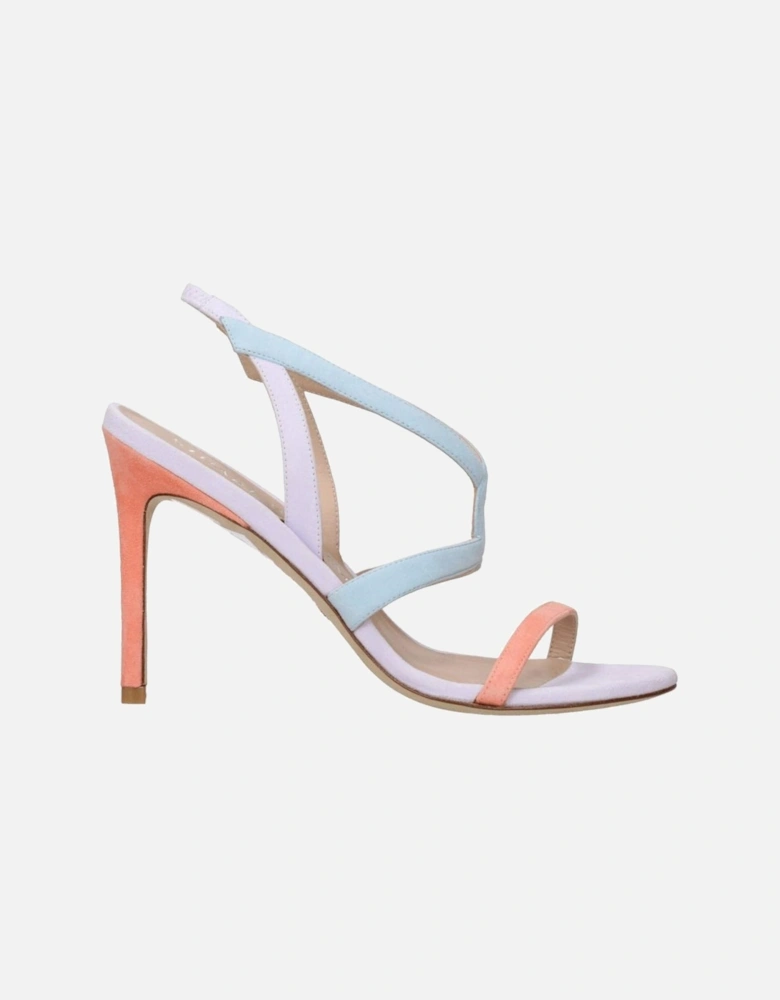 High Heel Suede Open Toe Sandals Women - Multicolor
