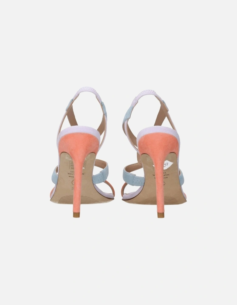 High Heel Suede Open Toe Sandals Women - Multicolor