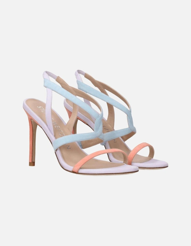 High Heel Suede Open Toe Sandals Women - Multicolor
