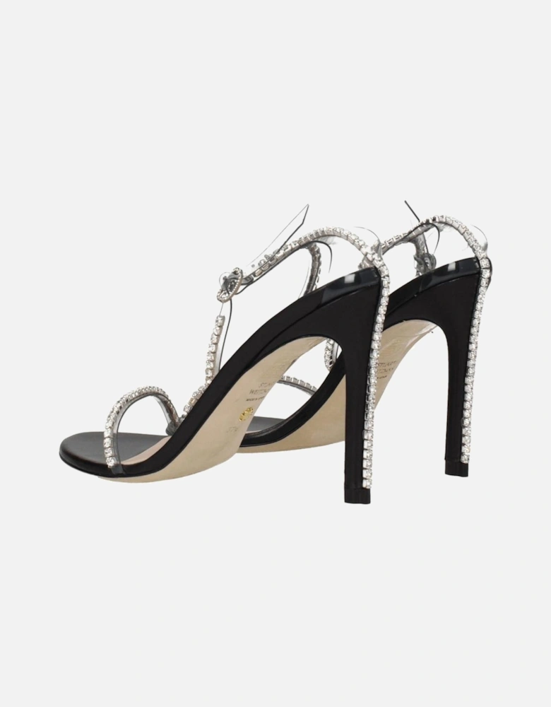 Transparent Rhinestone High Heel Sandals Women