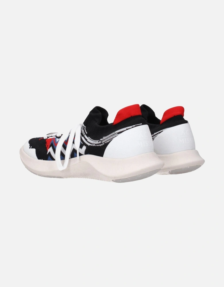 Sporty Glam Lace-Up Fabric Sneakers Women - Multicolor