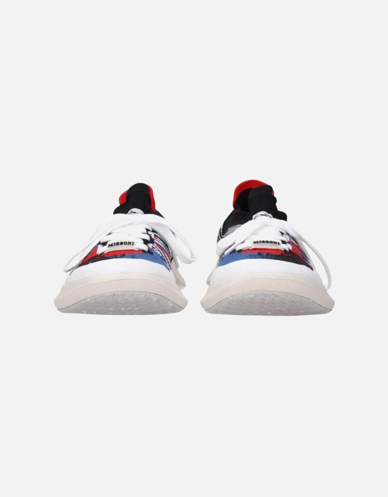 Sporty Glam Lace-Up Fabric Sneakers Women - Multicolor