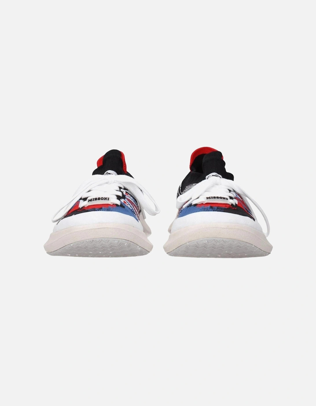 Sporty Glam Lace-Up Fabric Sneakers Women - Multicolor