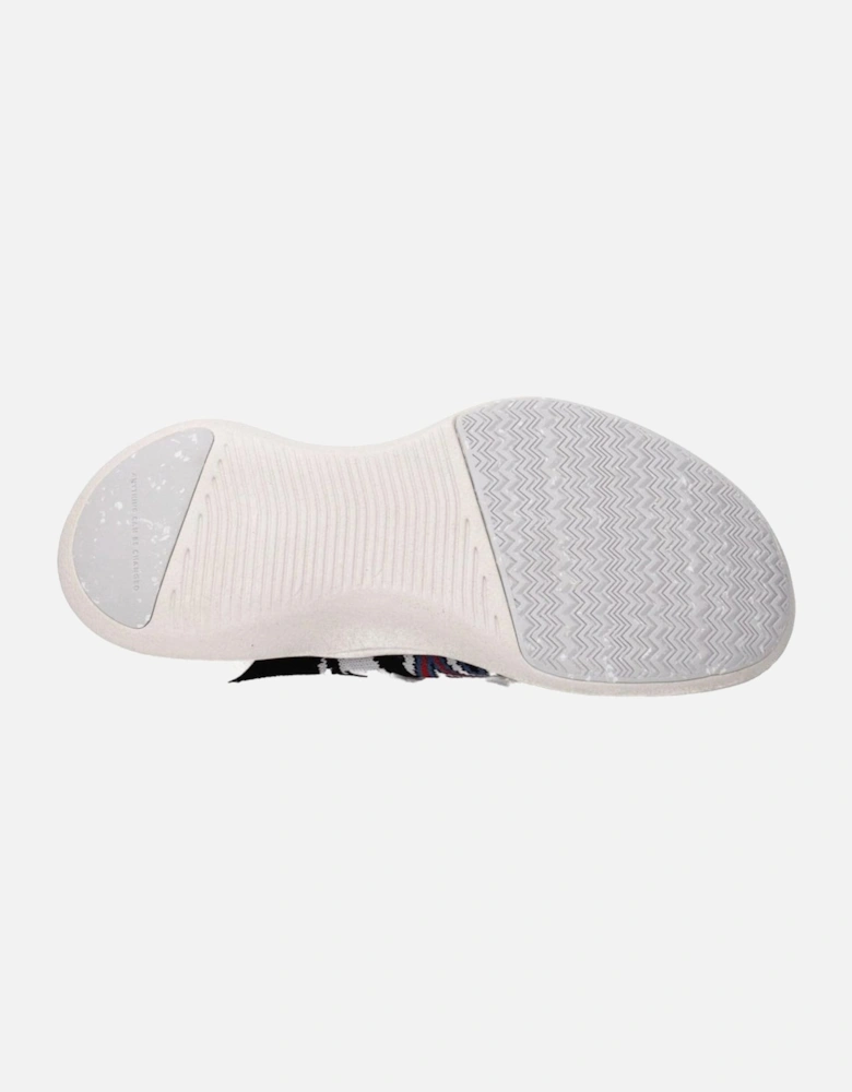 Sporty Glam Lace-Up Fabric Sneakers Women - Multicolor