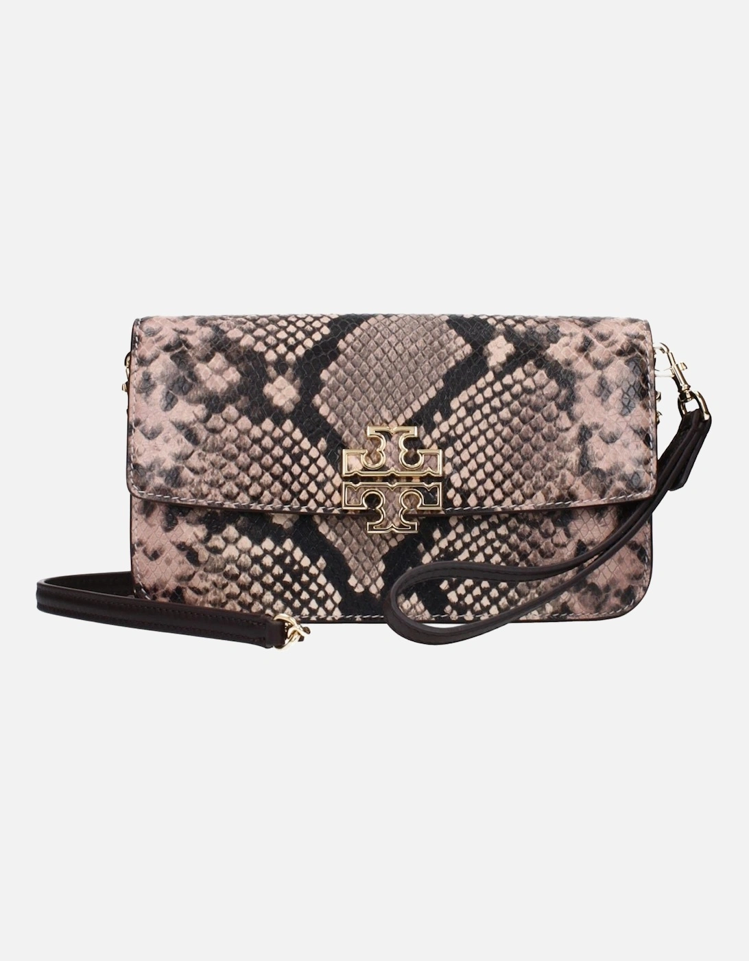 Leather Clutch with Removable Handle and Shoulder Strap Women - Pink, 4 of 3