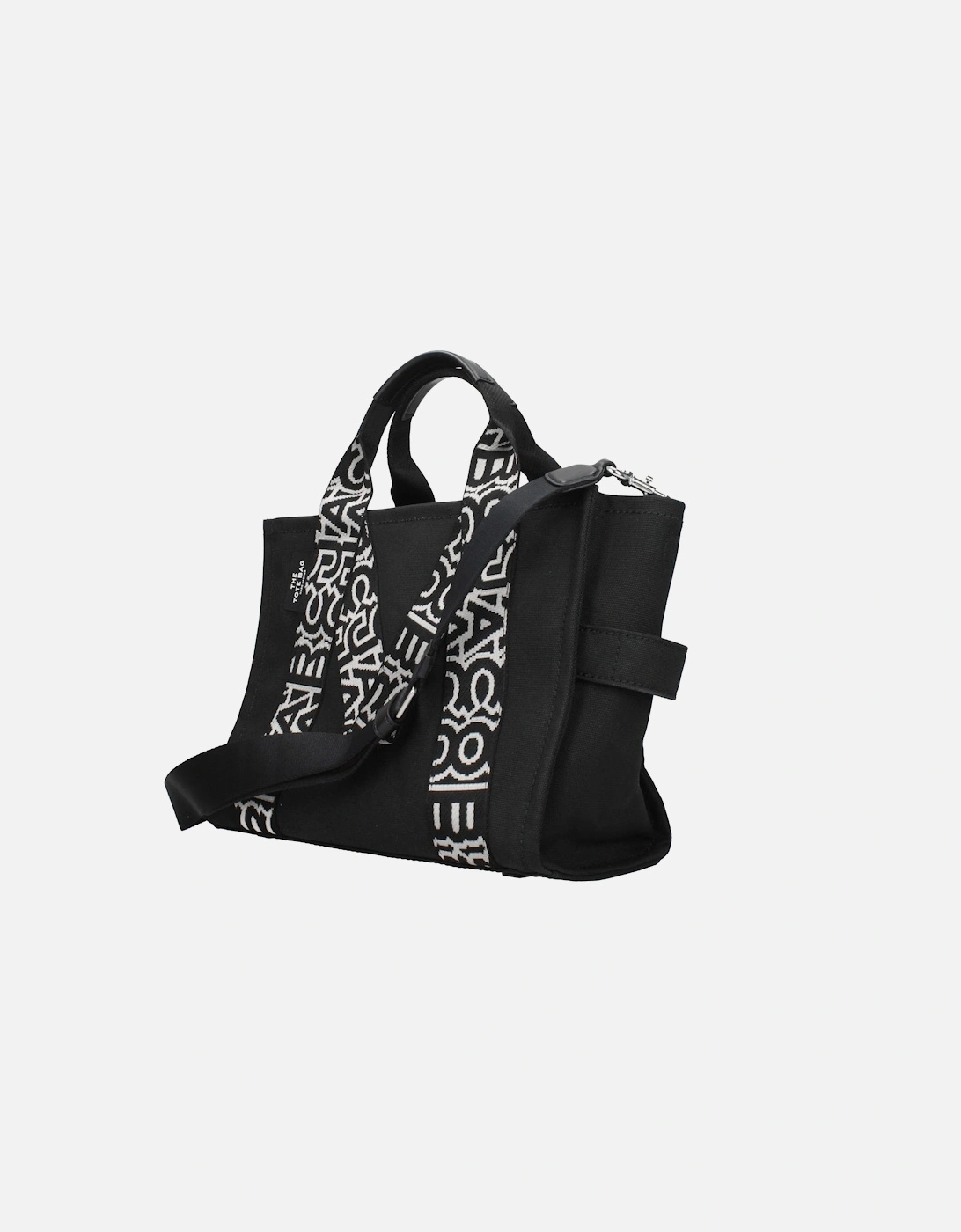 Medium Leather Handbag with Adjustable Strap Women - Black