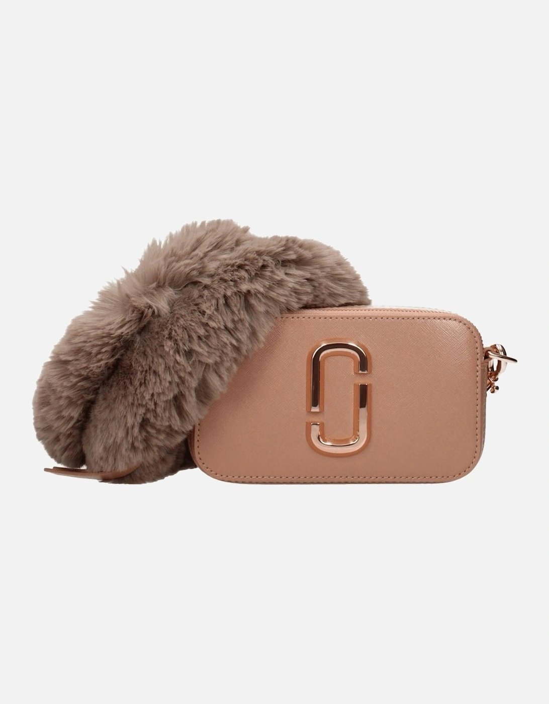 Small Leather Crossbody Bag with Removable Shoulder Strap Women - Pink, 4 of 3
