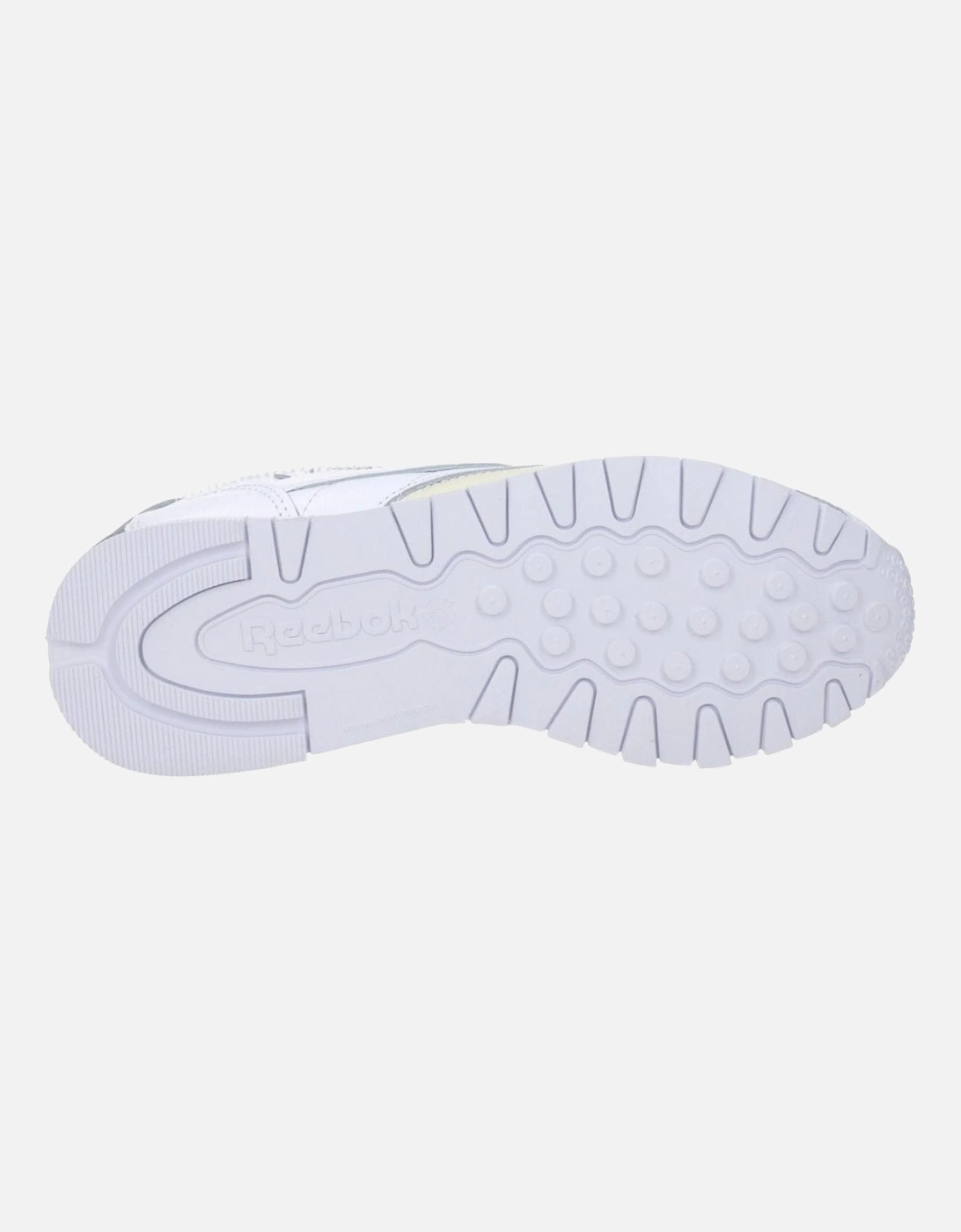Leather Sneakers with Logo and Lace-Up Closure Women - White