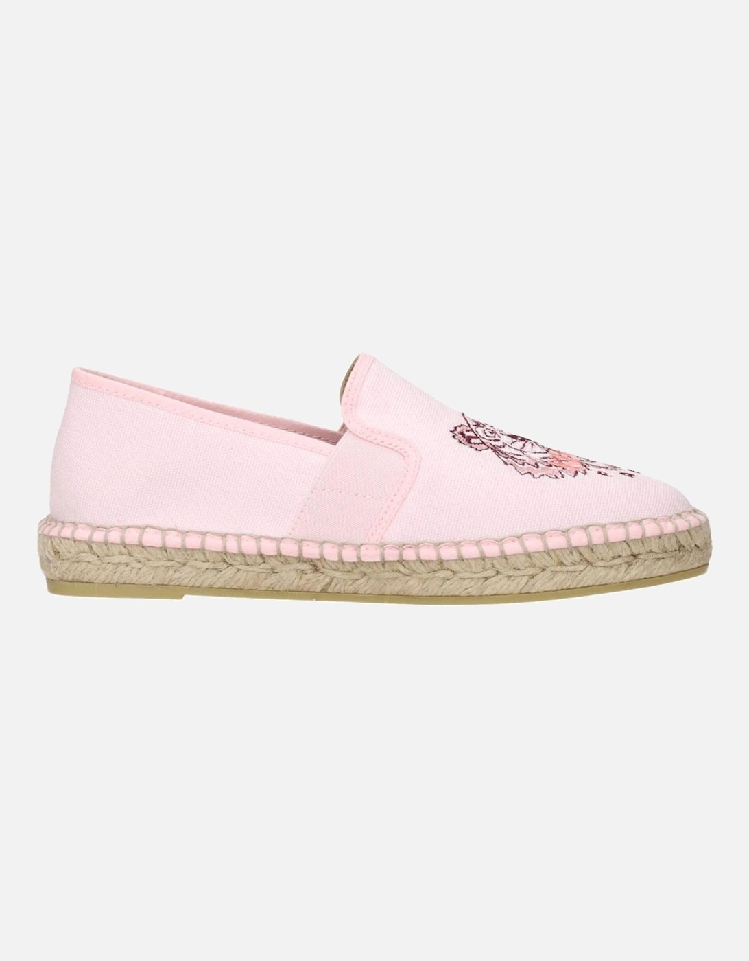 Fabric Espadrilles with Front Logo Women - Pink Shoes, 6 of 5
