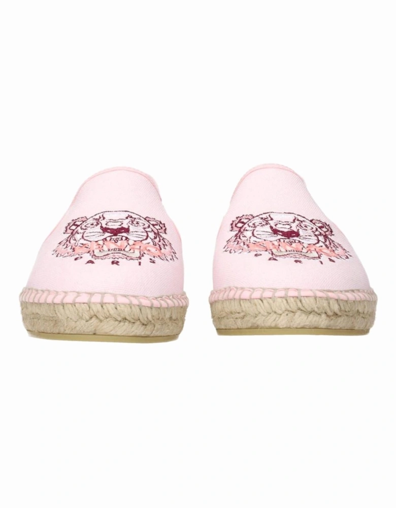 Fabric Espadrilles with Front Logo Women - Pink Shoes