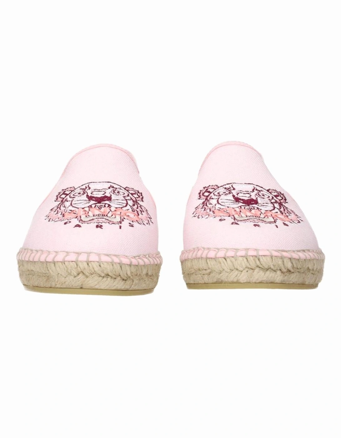 Fabric Espadrilles with Front Logo Women - Pink Shoes
