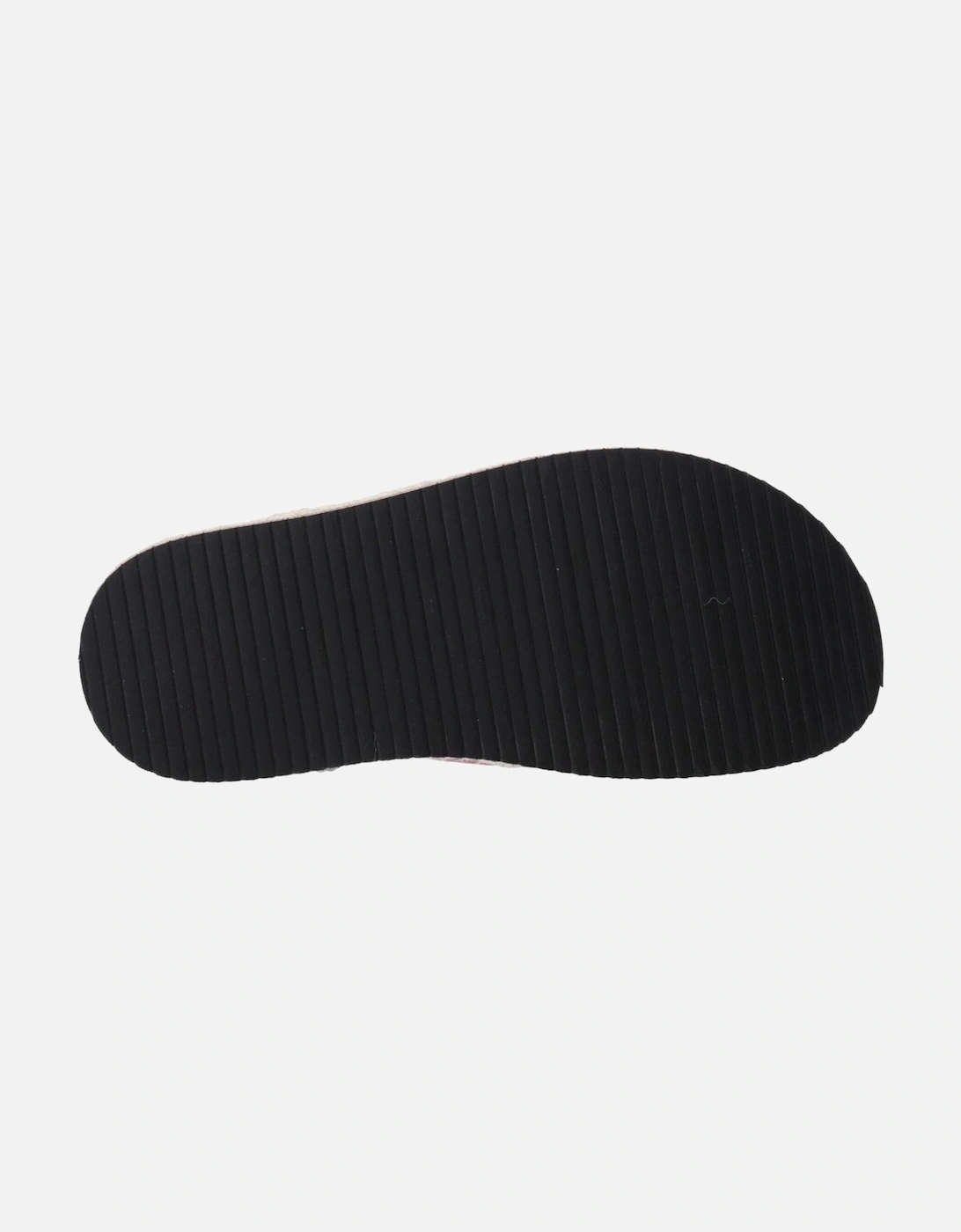 Fabric Slippers with Side Logo and Open Toe Women - Pink Sandals
