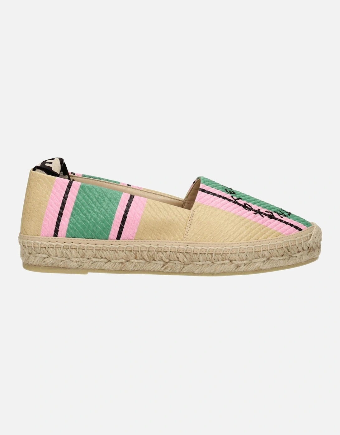 Multicolor Casual Espadrilles with Logo and Round Toe Women Shoes, 6 of 5