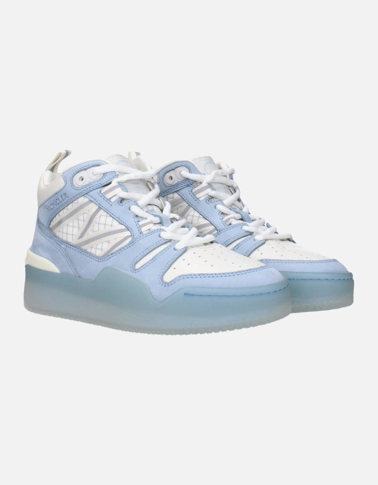 Leather Sneakers with Logo Details Women - White